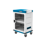 Alcasa PCT20-C32-65 wagen en kast voor management van draagbare apparatuur Wagentje voor draagbaar apparaatbeheer Blauw, Wit