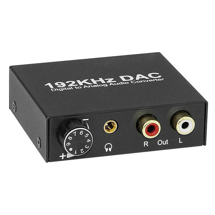 Image of Microconnect MC-DAC-04 audio converter Black