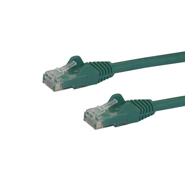 Image of StarTech.com 1m CAT6 Ethernet Cable - Green CAT 6 Gigabit Ethernet...