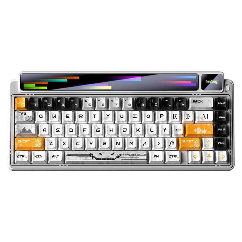 AUL A Gasket AMG65 White LightFeather RGB Keyboard