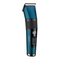 E990E BABYLISS Japanese Steel Digital Hair Clipper - Black - Teal - Plastic - 0.6 mm - 2.5 cm - 4.5 cm - Steel