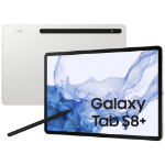 Samsung Galaxy Tab S8+ 5G SM-X806B Qualcomm Snapdragon LTE 128 GB 31.5 cm (12.4") 8 GB Wi-Fi 6E (802.11ax) Android 12 Silver
