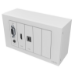 Vision TC3-PK+PK5MCABLES outlet box White