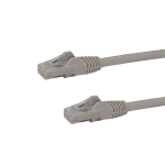 StarTech.com 1m CAT6 Ethernet Cable - Grey CAT 6 Gigabit Ethernet Wire -650MHz 100W PoE RJ45 UTP Network/Patch Cord Snagless w/Strain Relief Fluke Tested/Wiring is UL Certified/TIA