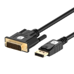 Techly ICOC DSP-C12-010P 1 m DisplayPort DVI-D Black