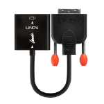 Lindy 38189 video kabel adapter 0,1 m DVI-D VGA (D-Sub) Zwart