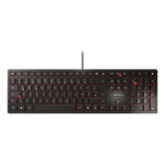 CHERRY KC 6000 Slim keyboard Universal USB QWERTZ German Black