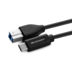 Microconnect USB3.1CB1 USB cable 1 m USB 3.2 Gen 1 (3.1 Gen 1) USB C USB B Black