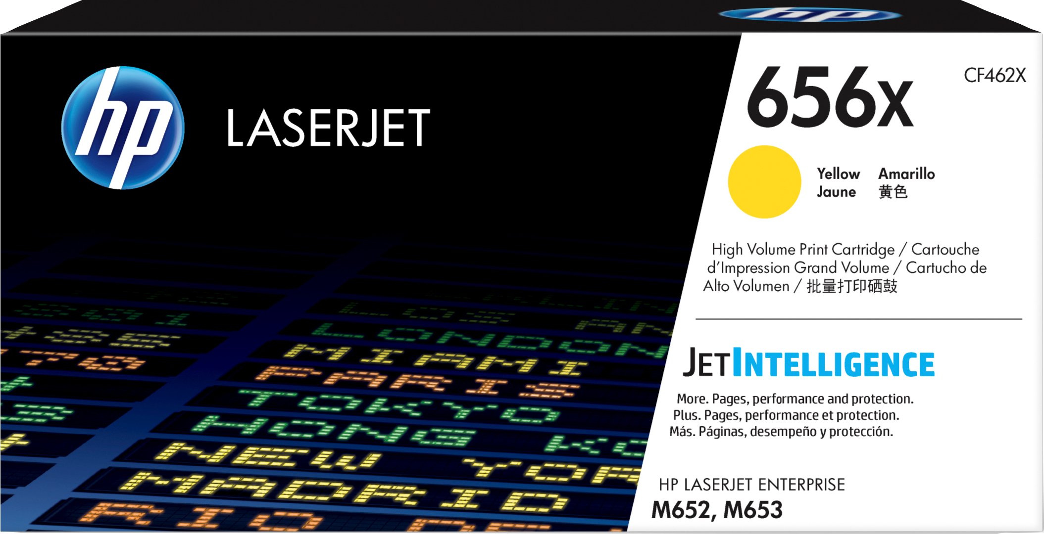 Image of HP CF462X/656X Toner cartridge yellow, 22K pages ISO/IEC 19752 for...