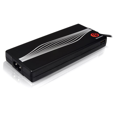 Thermaltake Toughpower Ultra Slim 65W power adapter/inverter Indoor Bl