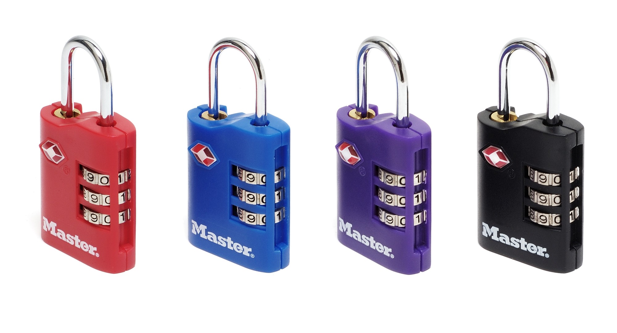EU Product - 2-er Pack TSA Zahlenschloss, Zuf�llige Farbe thumbnail
