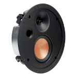 Klipsch SLM-3400-C loudspeaker 2-way Black, Bronze Wired 50 W