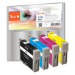 Peach PI200-214 ink cartridge Black, Cyan, Magenta, Yellow