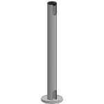 Ergonomic Solutions SP2 pole, 500mm Top & Bottom