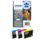 Epson C13T13064012/T1306 Ink cartridge multi pack C,M,Y XL 3x10.1ml Pack=3 for Epson Stylus BX 320/SX 525/WF 3500