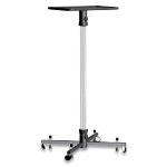 Unicol S/45/PA Black, Stainless steel Projector Multimedia stand