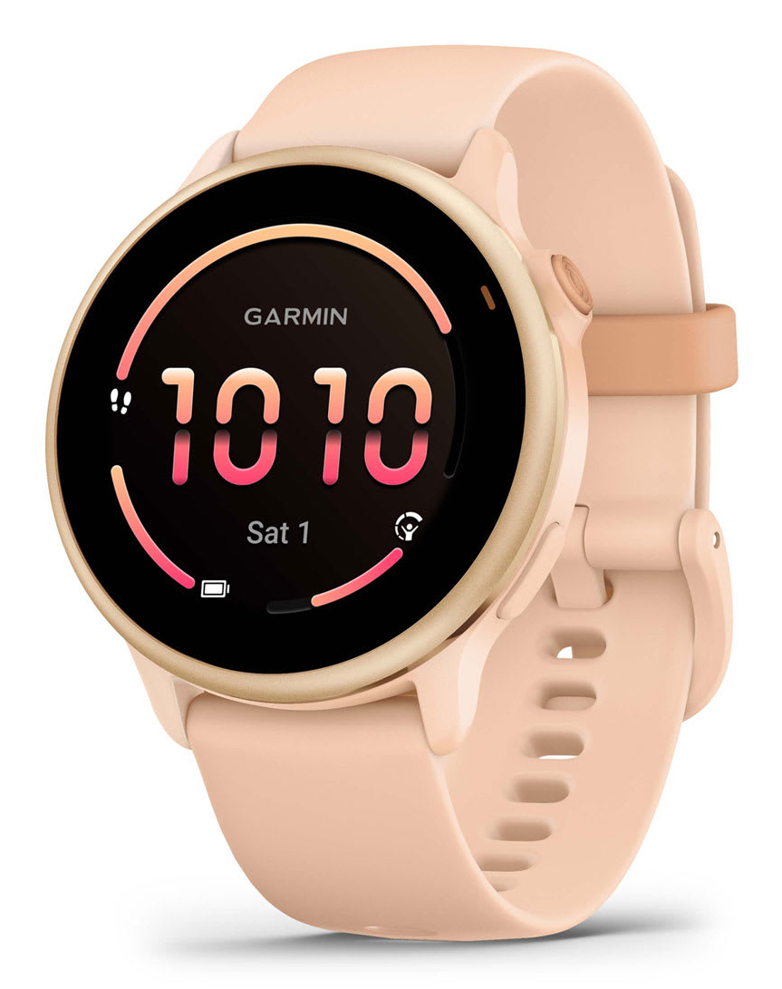 Garmin vÃvoactive 6 3.05 cm (1.2") AMOLED 42 mm Digital 390 x 390 pixels Touchscreen Pink Wi-Fi GPS (satellite)