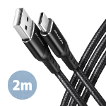 Axagon BUCM-AM20AB HQ USB-C  USB-A cable 2 m