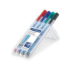 Staedtler Lumocolor correctable 305 marker 4 pc(s) Black, Blue, Green, Red