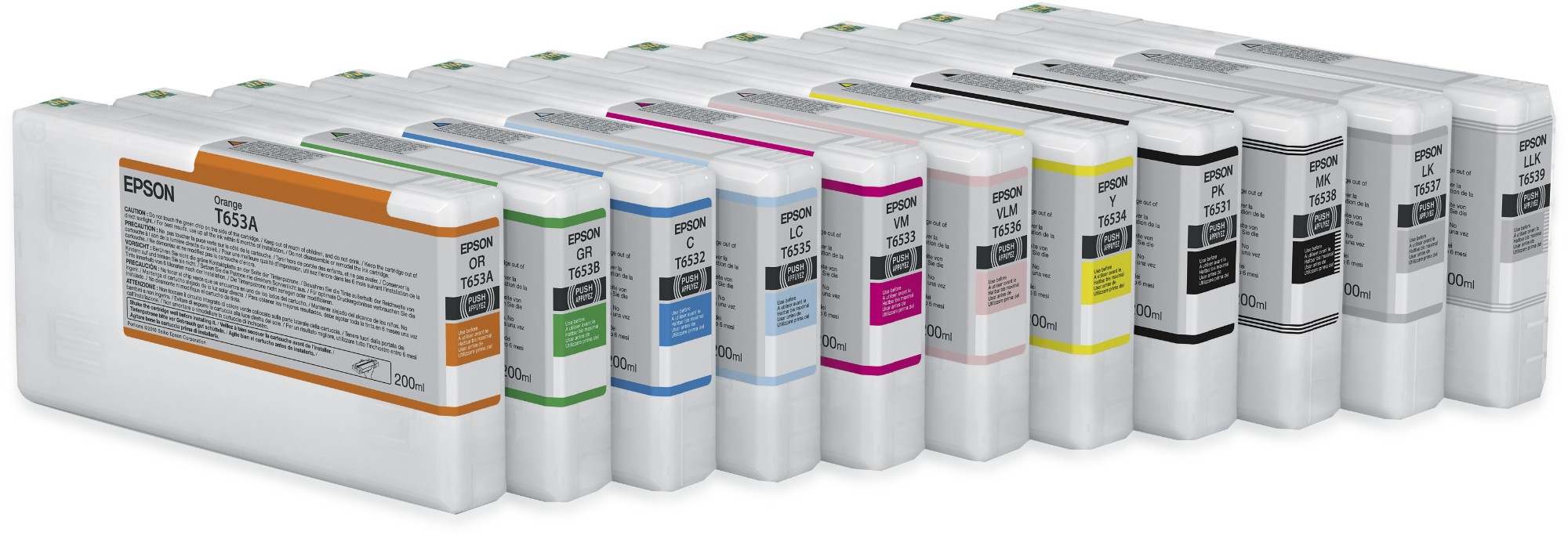 Epson T653B grön bläckpatron (200 ml)