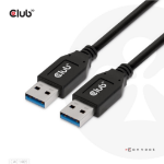 CLUB3D USB Type-A Gen2(10G) cable, 3A M/M 0.5m / 1.64 ft