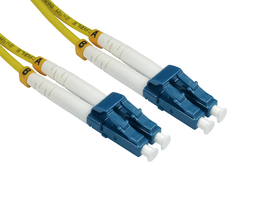 Image of Cables Direct FB2S-LCLC-100Y fibre optic cable 10 m 2x LC Yellow