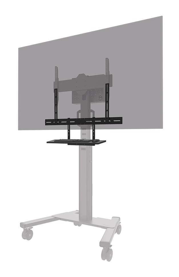 Neomounts AV40-500BL Keyboard shelf kit 43-110" - VESA - max 2,5 kg - universal