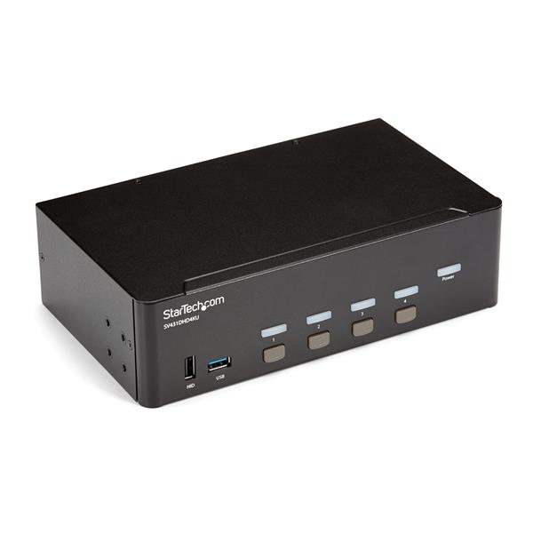 Image of StarTech.com 4 Port HDMI KVM Switch - 4K 30Hz - Dual Display