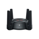 Netis System AX6000 Wireless Dual Band WiFi6 Router router inalámbrico Doble banda (2,4 GHz / 5 GHz) Negro