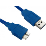 Target USB3-MICROSRT-BLK USB cable 0.75 m USB 3.2 Gen 1 (3.1 Gen 1) USB A Micro-USB B Blue