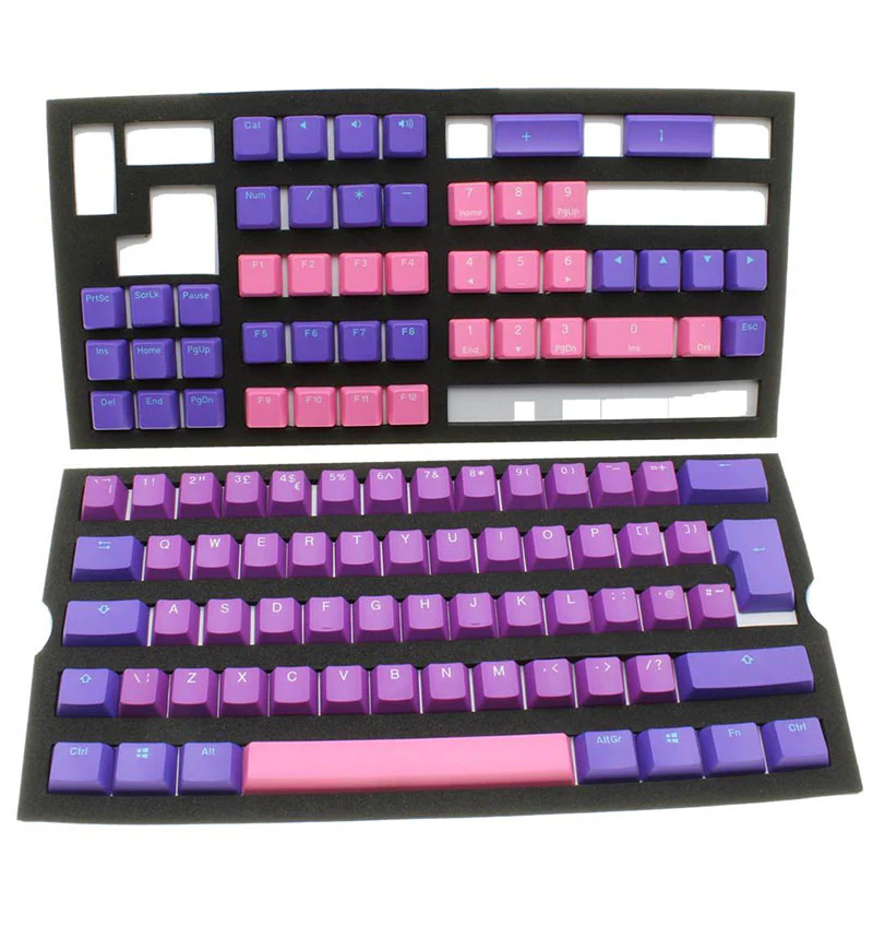 Ducky Ultra Violet PBT Double-shot UK Keycap Set Keyboard cap