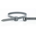 WKK 110226871 cable tie Releasable cable tie Plastic Grey 100 pc(s)