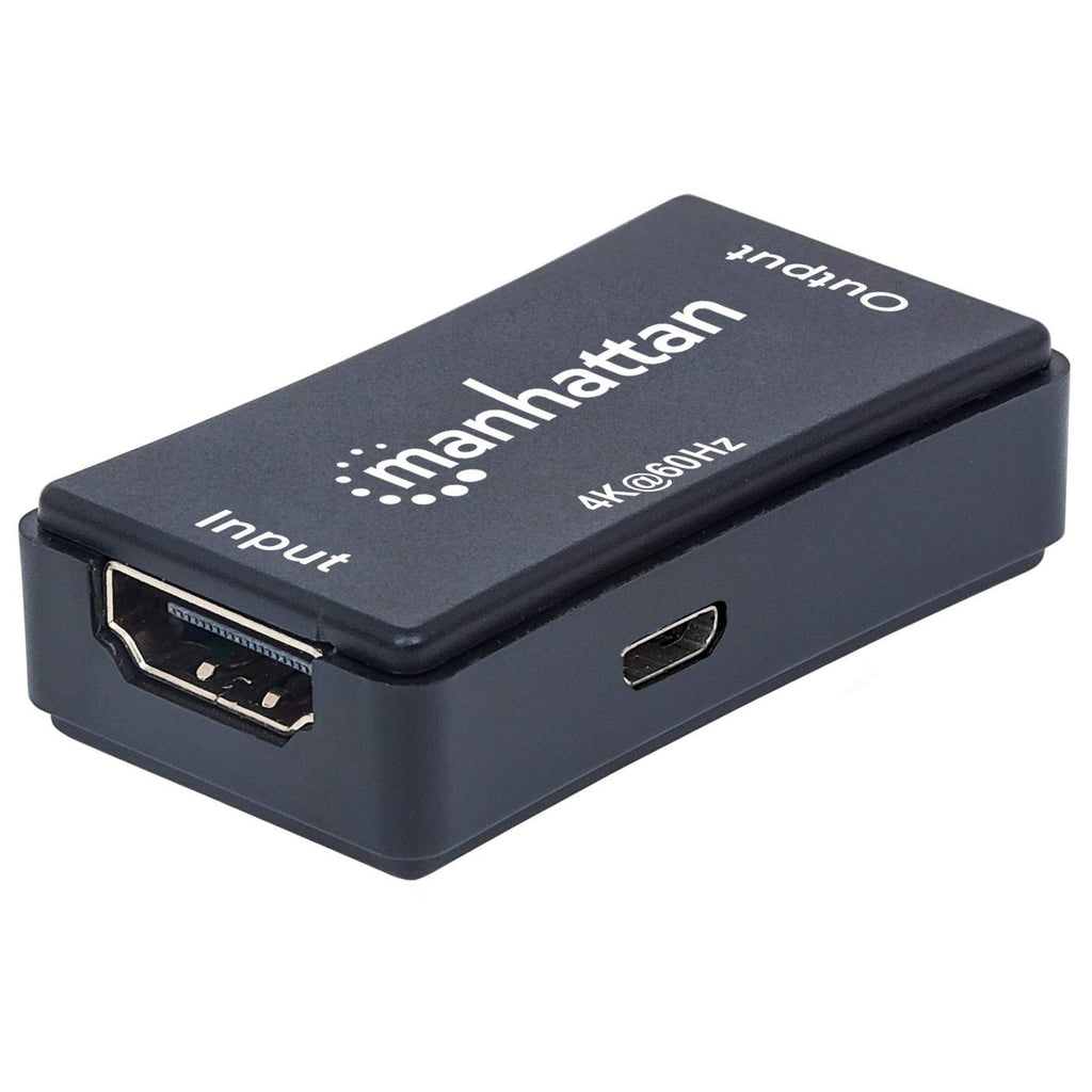 Image of Manhattan HDMI Repeater, 4K@60Hz, Active, Boosts HDMI Signal up to...