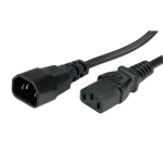 VALUE CABLE VALUE POWER EXTENSION CABLE IEC320 C14-C13 3M BLACK