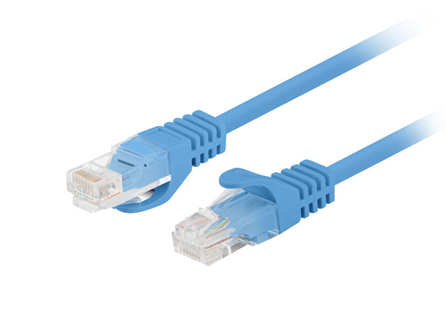 Lanberg PCU6-20CC-0100-B networking cable Blue 1 m Cat6 U/UTP (UTP)