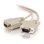 C2G DB9 RS232 Cable networking cable Beige 1200" (30.5 m)