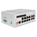 Digitus 8 port Gigabit Ethernet network PoE switch, industrial, L2 managed, 4 SFP uplink