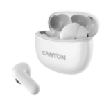 Canyon CNS-TWS5W headphones/headset Wireless In-ear Calls/Music/Sport/Everyday USB Type-C Bluetooth White