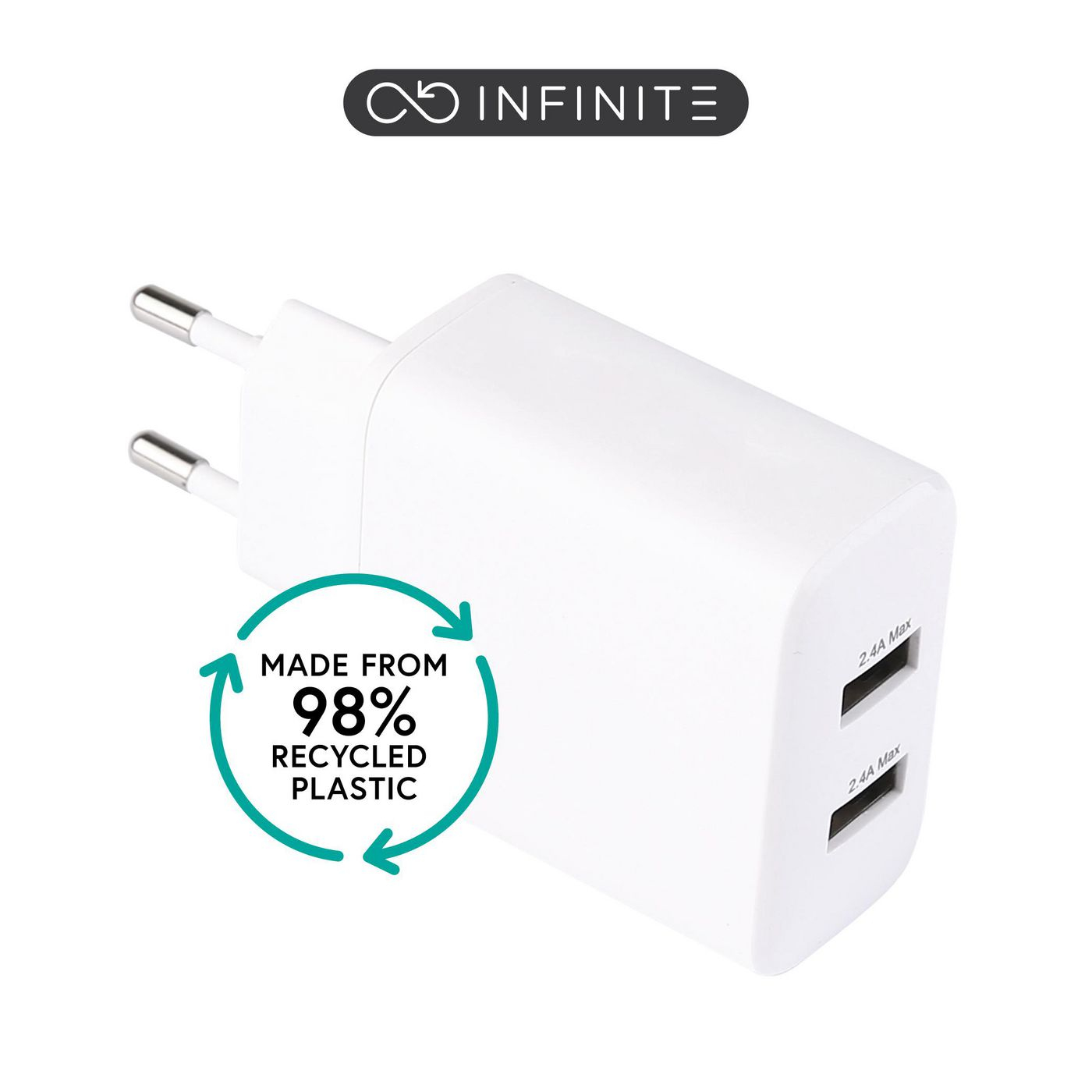 Estuff White Es637005 Mobile Device Charger Smartphone Ac Indoor
