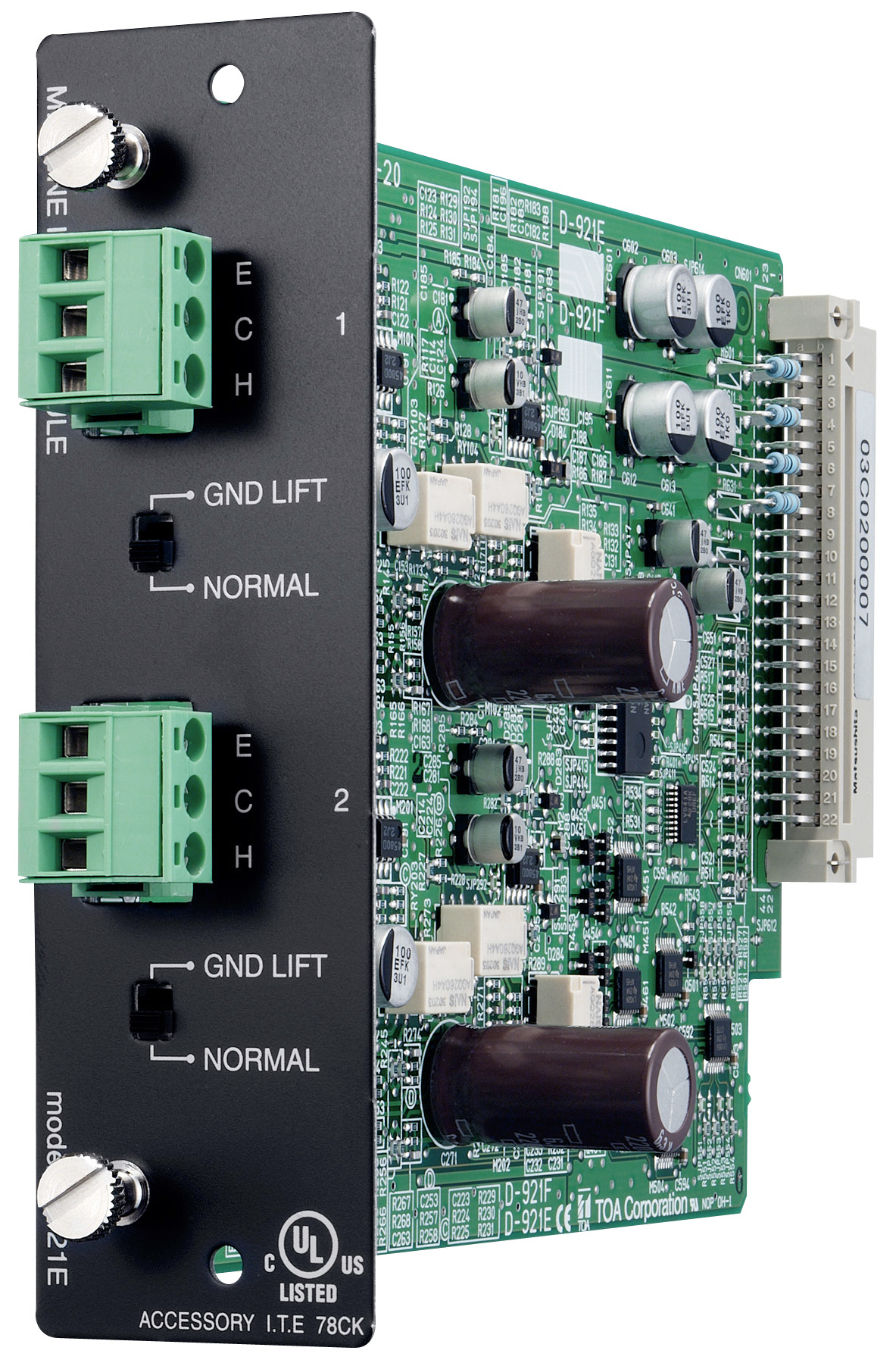 TOA D-921E audio module
