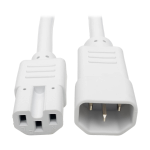 Tripp Lite P018-003-AWH power cable White 35.4" (0.9 m) C14 coupler C15 coupler