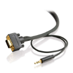 C2G 28251 video cable adapter 141.7" (3.6 m) VGA (D-Sub) + 3.5mm Black