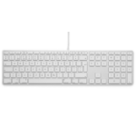 LMP 17613 toetsenbord Kantoor USB QWERTY Portugees Zilver
