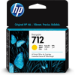 HP HP 712 - 29 ml - gul - original - DesignJet - bl?ckpatron - f?r DesignJet Studio, T210, T230, T250, T630, T650