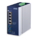 PLANET IGS-1000-4UP2X network switch 2.5G Ethernet (100/1000/2500) Power over Ethernet (PoE) Aluminium, Blue