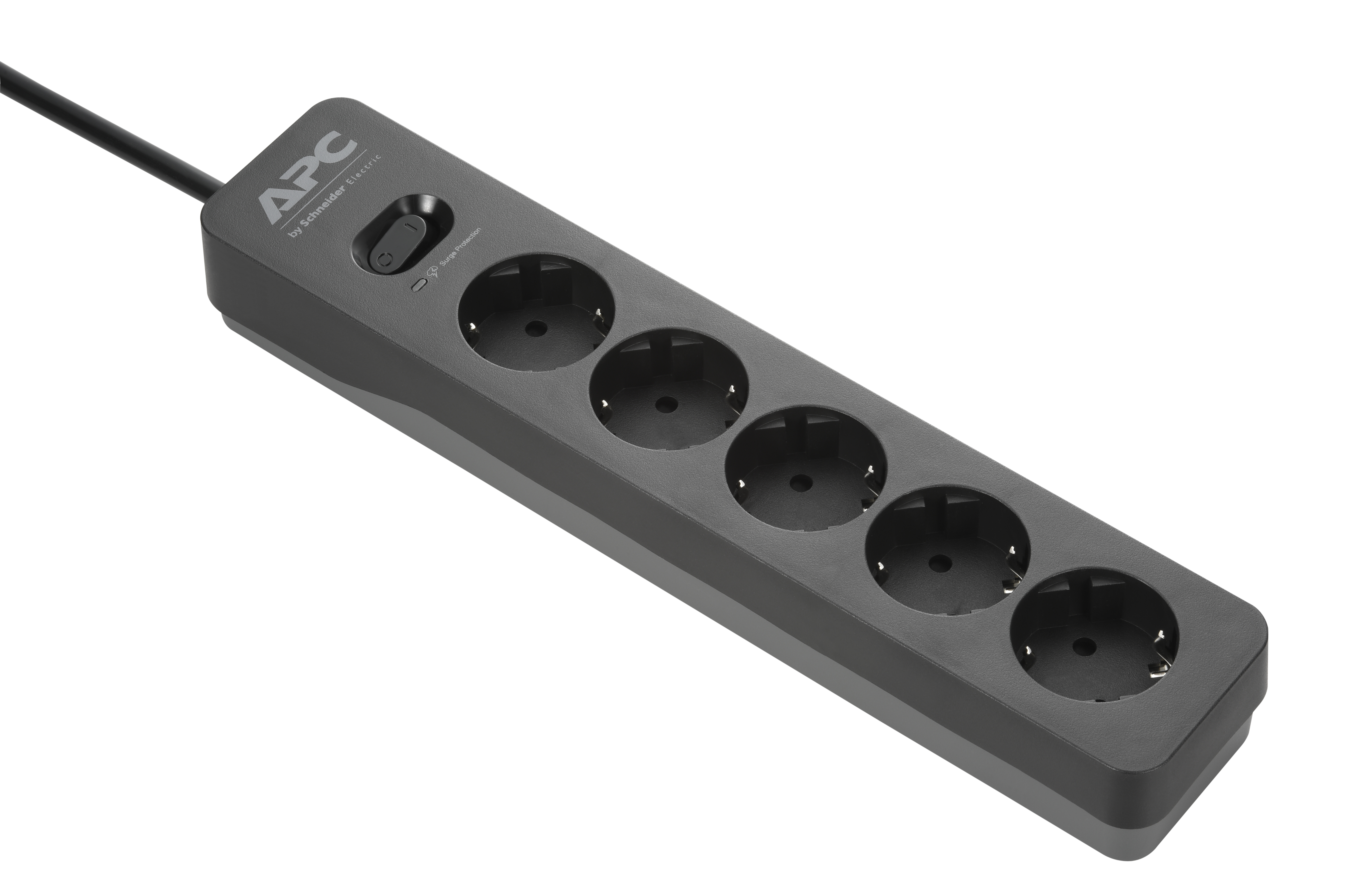 Image of APC PME5B-GR surge protector Black 5 AC outlet(s) 230 V 1.5 m