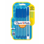 Papermate InkJoy 100 ST Blue Stick ballpoint pen Medium 8 pc(s)