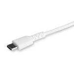 StarTech.com 1m Durable, White USB-C to Lightning Cable - Hard, Durable Aramifibre USB Type A to Lightning Charger/Synchronous Power Cord - Apple MFi Certified iPad/iPhone 12