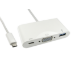 Cables Direct USB3CVGAUSBWPD laptop dock/port replicator White