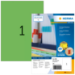 HERMA Coloured Labels A4 210x297 mm green paper matt 100 pcs.